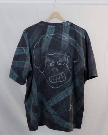 dOcL Teal n Grey Boxy Tee